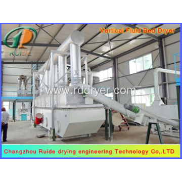 Bread crumbs horizontal vibrating fluidized bed dryer